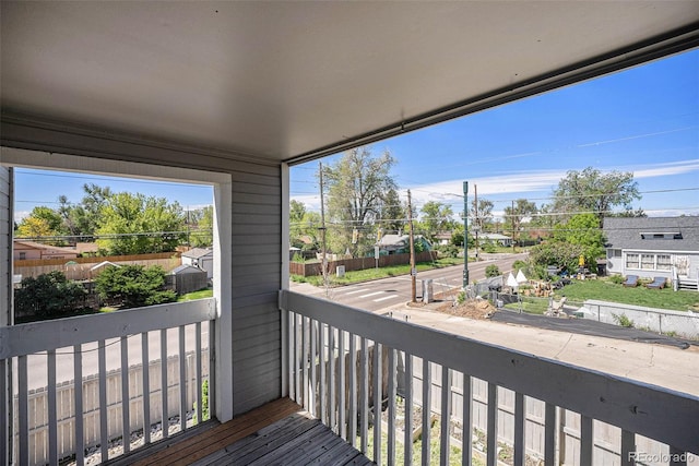 1403 Valentia St, Denver, CO 80220 - balcony with a residential view