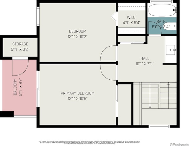 1403 Valentia St, Denver, CO 80220 - view of property floor plan
