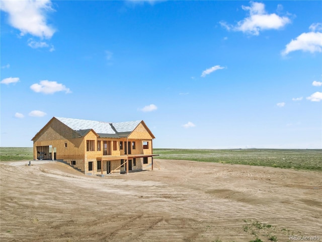 35652 Happiness Trl, Kiowa, CO 80117 - view of front of property with a view of countryside