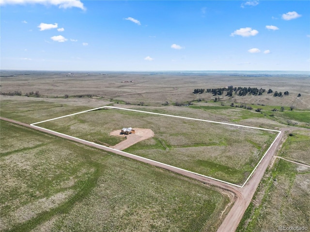 35652 Happiness Trl, Kiowa, CO 80117 - view of rural area with property boundaries highlighted