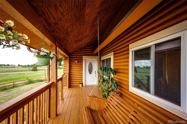7573 Pine Crest Dr, Kiowa, CO 80117 - view of deck