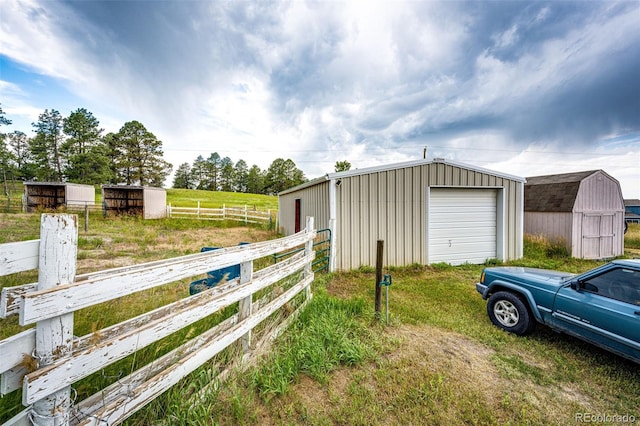 7573 Pine Crest Dr, Kiowa, CO 80117 - view of detached garage