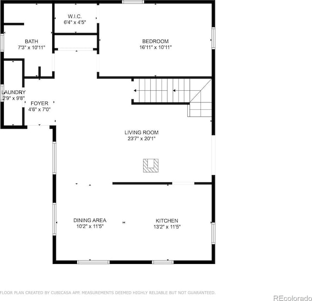 7573 Pine Crest Dr, Kiowa, CO 80117 - view of property floor plan