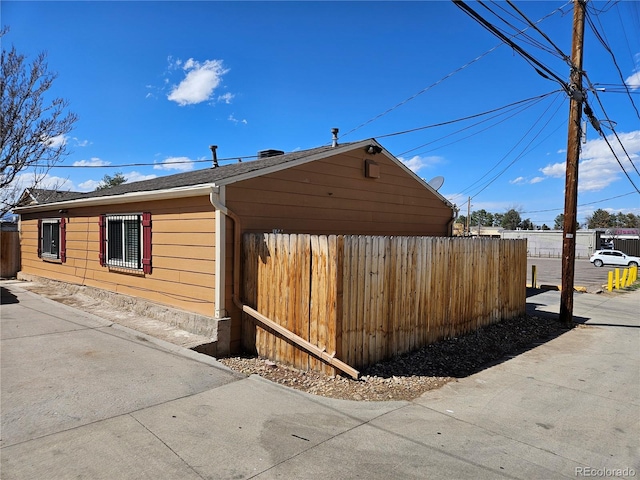 view of property exterior