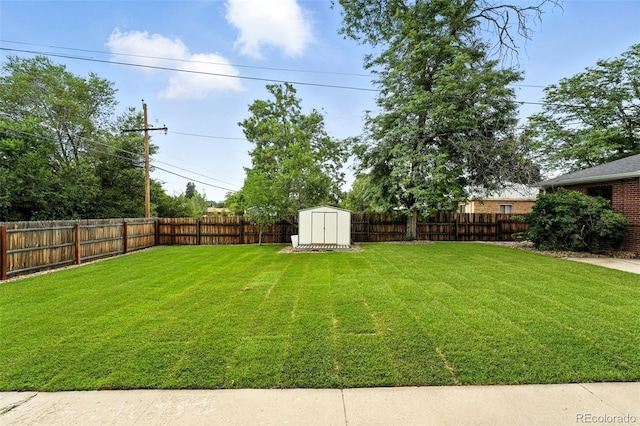 2955 Poplar St, Denver, CO 80207 - fenced backyard featuring a shed