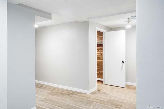 interior space featuring light hardwood / wood-style flooring