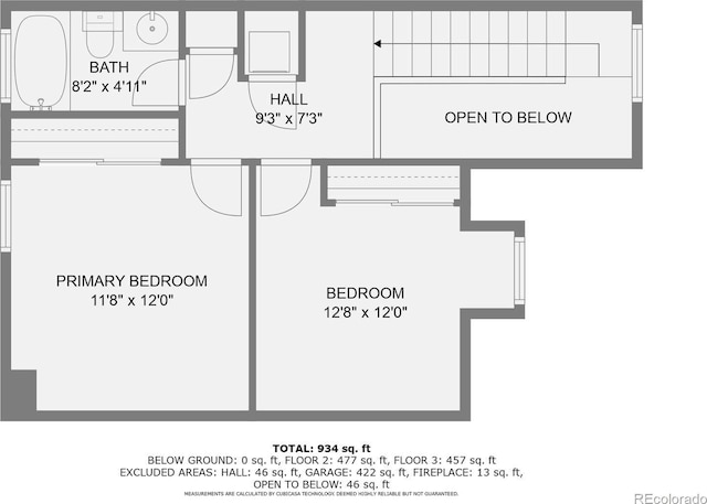 2090 S Hannibal Way Unit F, Aurora, CO 80013 - floor plan