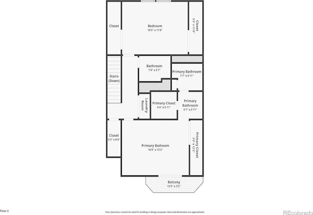 30 Garfield St Unit B, Denver, CO 80206 - floor plan / room layout