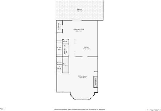 30 Garfield St Unit B, Denver, CO 80206 - room layout