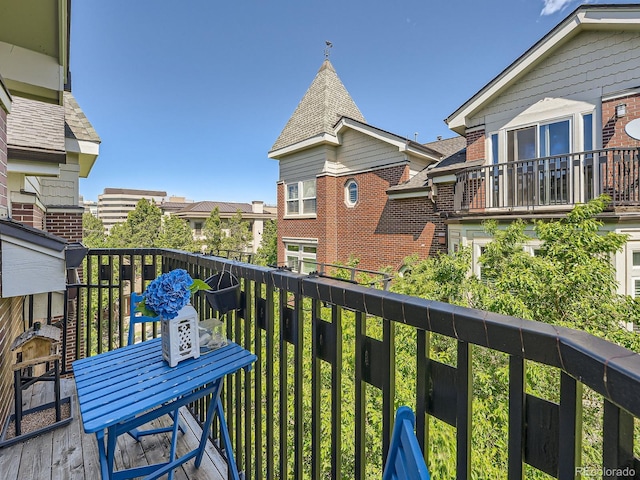 30 Garfield St Unit B, Denver, CO 80206 - balcony with a residential view