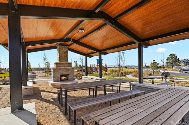 view of home's community featuring a patio area