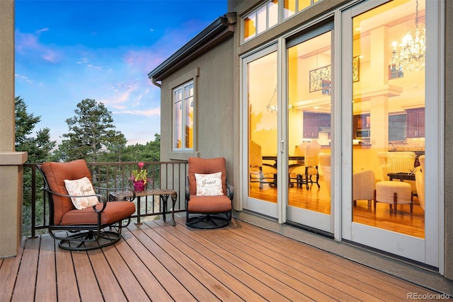 948 Manor Gate Pt, Colorado Springs, CO 80906 - view of wooden deck
