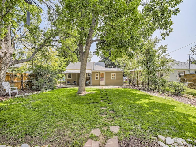 3265 S Ogden St, Englewood, CO 80113 - back of property with a patio area