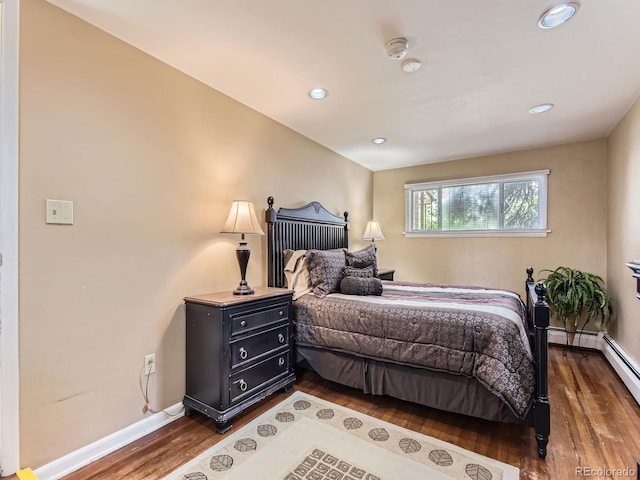 3265 S Ogden St, Englewood, CO 80113 - bedroom with wood finished floors, baseboards, and recessed lighting