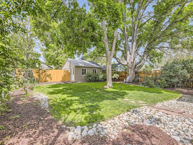 3265 S Ogden St, Englewood, CO 80113 - view of yard featuring an outdoor structure