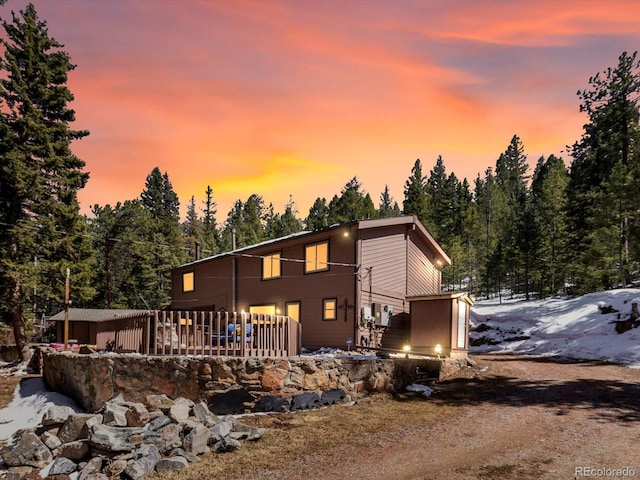 28268 Shadow Mountain Dr, Conifer, CO 80433 - view of front of home