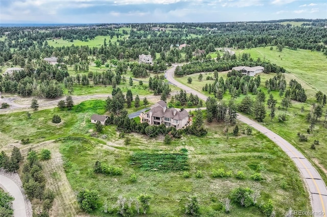 4725 Palmer Ridge Dr, Parker, CO 80134 - aerial view of a heavily wooded area