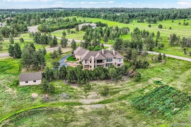 4725 Palmer Ridge Dr, Parker, CO 80134 - view of subject property with a heavily wooded area