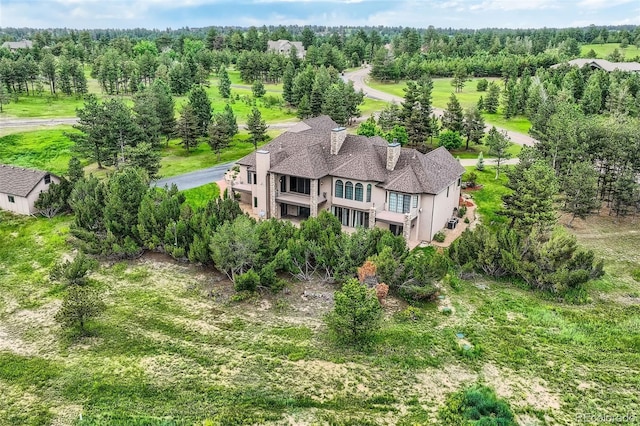 4725 Palmer Ridge Dr, Parker, CO 80134 - aerial view of property and surrounding area