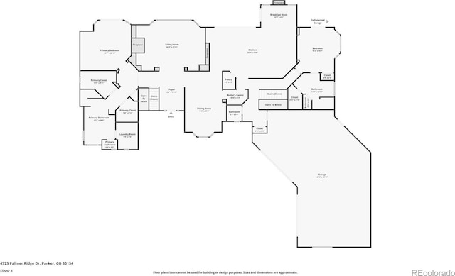 4725 Palmer Ridge Dr, Parker, CO 80134 - view of room layout