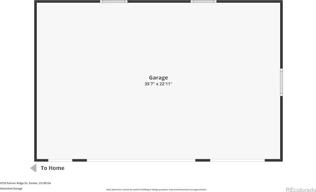 4725 Palmer Ridge Dr, Parker, CO 80134 - view of property floor plan