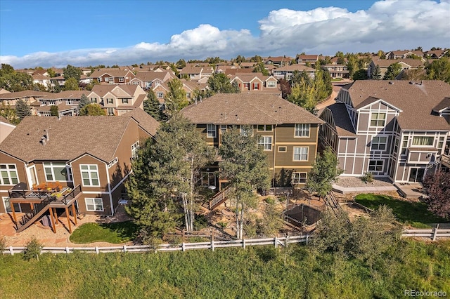 6927 Winter Ridge Pl, Castle Pines, CO 80108 - drone / aerial view with a residential view