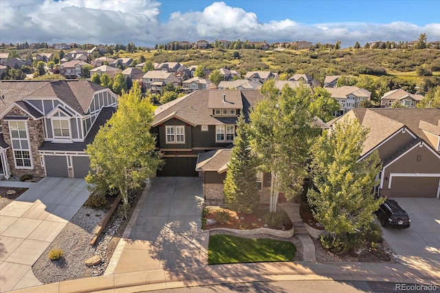 6927 Winter Ridge Pl, Castle Pines, CO 80108 - birds eye view of property with a residential view