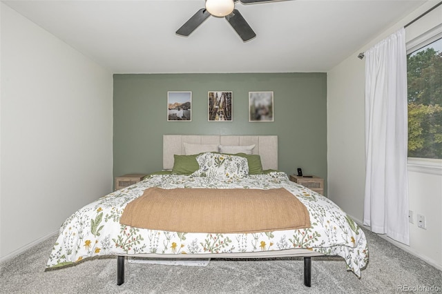 11886 Birch Dr, Thornton, CO 80233 - bedroom with carpet flooring, ceiling fan, and baseboards
