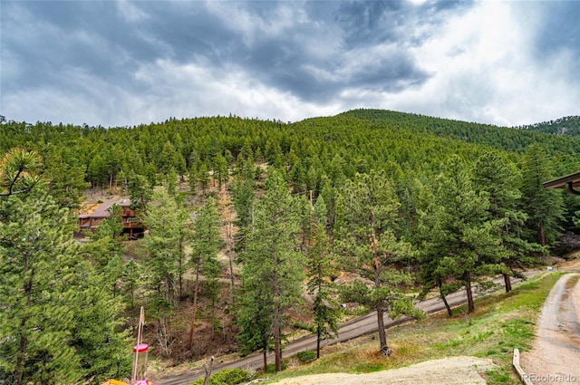 310 Wendelyn Way, Boulder, CO 80302 - view of mountain backdrop featuring a heavily wooded area