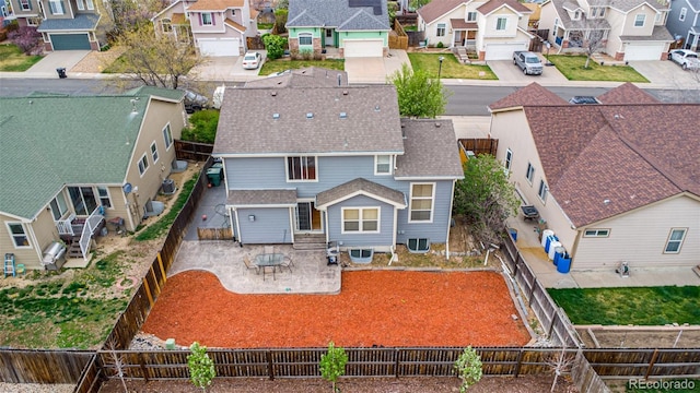 drone / aerial view featuring a residential view