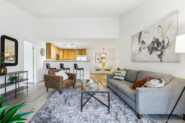 8200 E 8th Ave Unit 5-204, Denver, CO 80230 - living area featuring light wood-type flooring