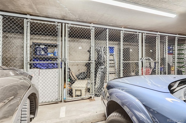 view of storage room