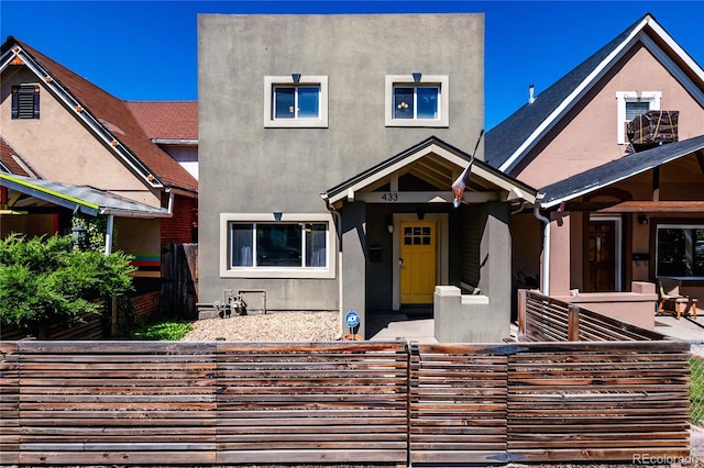 433 Fox St, Denver, CO 80204 - view of front of home featuring stucco siding