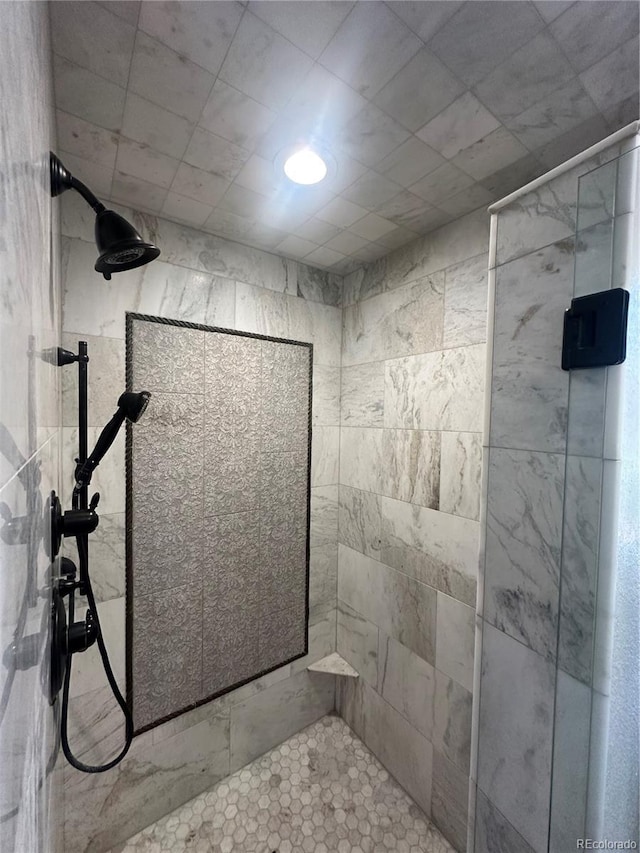 7844 W Friend Dr, Littleton, CO 80128 - bathroom with a tile shower