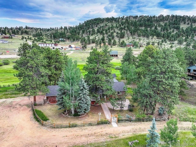 1539 Bluebird Dr, Bailey, CO 80421 - aerial view of property and surrounding area