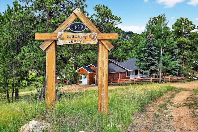 1539 Bluebird Dr, Bailey, CO 80421 - view of community sign