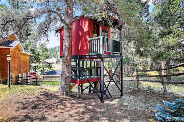 1539 Bluebird Dr, Bailey, CO 80421 - view of jungle gym