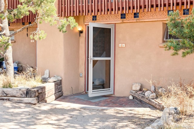 11 Baca Mdws, Moffat, CO 81131 - entrance to property with stucco siding