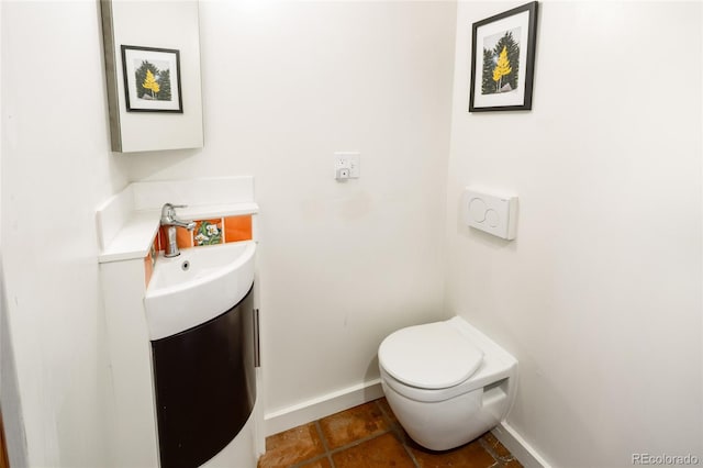11 Baca Mdws, Moffat, CO 81131 - half bath with vanity and tile patterned flooring