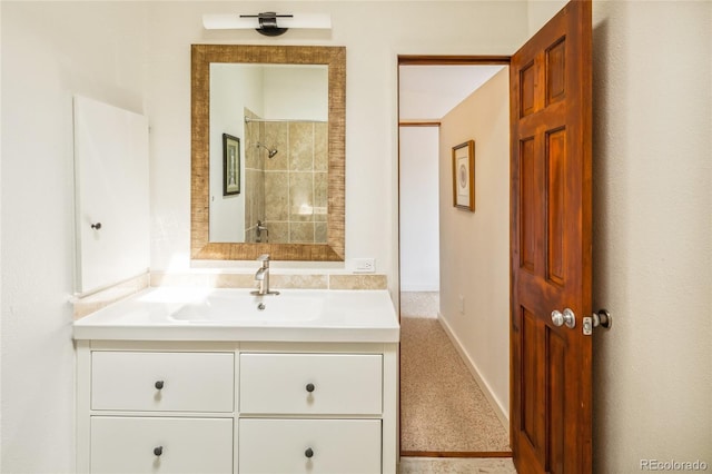 11 Baca Mdws, Moffat, CO 81131 - full bath with vanity and tiled shower