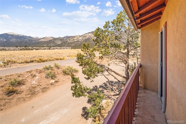 11 Baca Mdws, Moffat, CO 81131 - balcony with a mountain view and a rural view