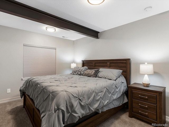 6832 Sequoia St, Frederick, CO 80530 - carpeted bedroom with baseboards and beam ceiling