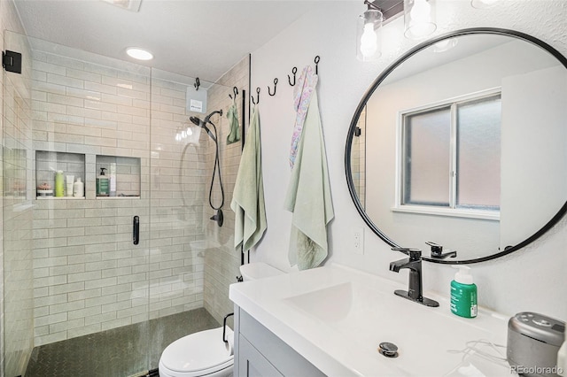 6898 S Franklin Cir, Centennial, CO 80122 - full bath featuring vanity and a stall shower