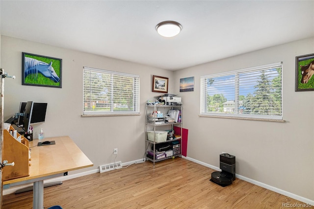 6898 S Franklin Cir, Centennial, CO 80122 - office featuring plenty of natural light and wood finished floors