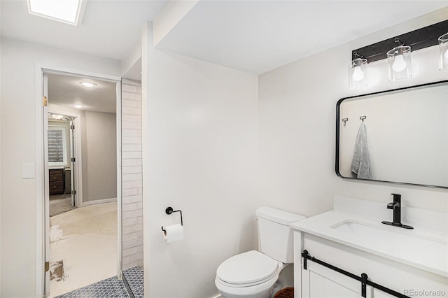 6898 S Franklin Cir, Centennial, CO 80122 - full bathroom with vanity and a tile shower