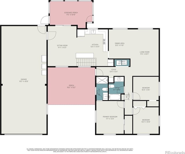 6898 S Franklin Cir, Centennial, CO 80122 - view of property floor plan