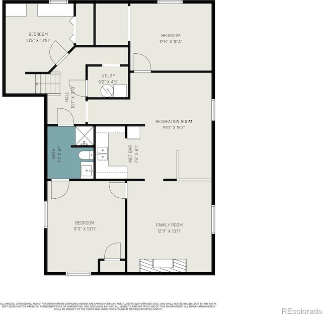 6898 S Franklin Cir, Centennial, CO 80122 - view of property floor plan