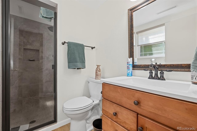 2315 N Murray Blvd, Colorado Springs, CO 80915 - full bath featuring vanity and a shower stall