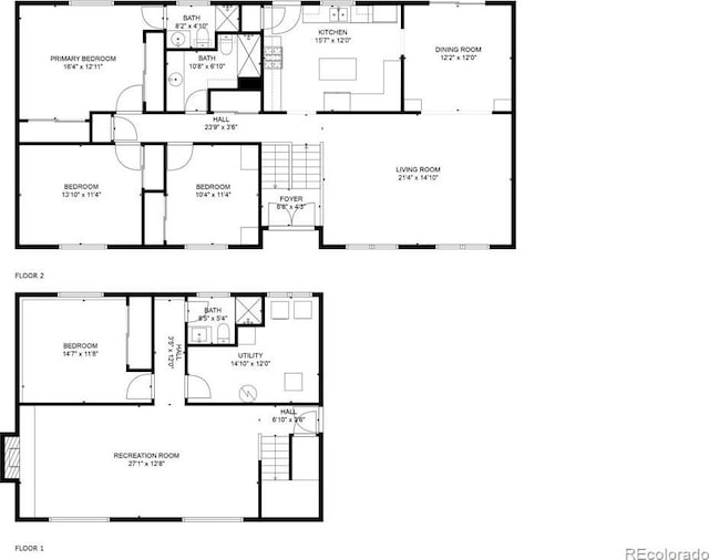 2315 N Murray Blvd, Colorado Springs, CO 80915 - view of property floor plan