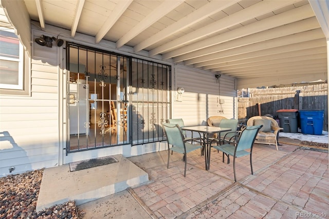 view of patio / terrace